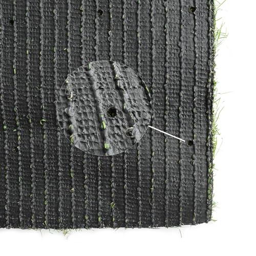 iCustomRug Ivy, Thick Realistic Grass Mats & Rugs 6' X 14' Synthetic Turf with Finished Edges, Indoor Outdoor Grass Pet Pad - size: 6' x 14' (Rectangular)