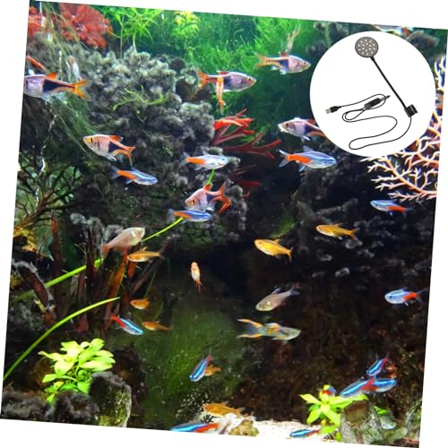 Mikikit Led Aquarium Light Clip Fish Tank Lamp for Aquariums USB Powered for Enhancing Aquatic Plants and Fish Visibility