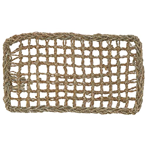 Super Bird Creations SB50007 Seagrass Mat for Cage Decor, Pet Enrichment and Boredom Relief - Versatile Toy-Making Base - Ideal for Parrots - Small to Large Birds & Reptiles - 7"x12" (1 Pack)