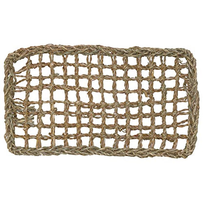 Super Bird Creations SB50007 Seagrass Mat for Cage Decor, Pet Enrichment and Boredom Relief - Versatile Toy-Making Base - Ideal for Parrots - Small to Large Birds & Reptiles - 7"x12" (1 Pack)