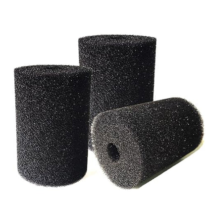 3 Pack Foam Filter Sponges for Canister Filters for Aquaclear 70/110 Filters X-Large Overflow Filter Box Intake Round Pre-Filter 5.91" x 4.13"