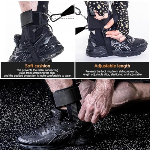 celestite Vertical Jump Trainer for Volleyball Basketball Home Gym, Jumping Trainers Resistance Bands, Easy to Carry, Adjustable Jump Training Equipment Substitute Plyometric Jump Box - color: Height"5'3-6'8"-100lbs