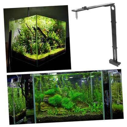 MERRYHAPY 2pcs Aquarium Light Bracket Holder Sturdy Riser for Fish Tank Lighting Easy Installation Light Stand for Enhanced Illumination and Visibility