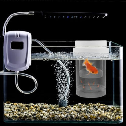 HEMOTON Fish Fry Incubation Box Floating Isolation Breeding Tank with Small Coarse Mesh and Medium Fine Mesh Set for Aquarium Guppy Betta Shrimp Hatchery Nursery