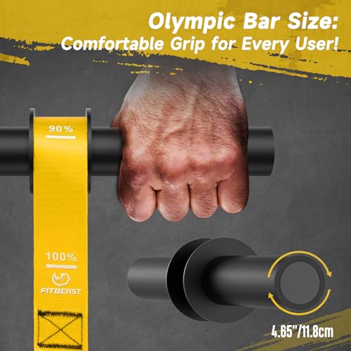 FitBeast Wrist Roller Forearm Exerciser and Forearm Strengthener - color: Yellow