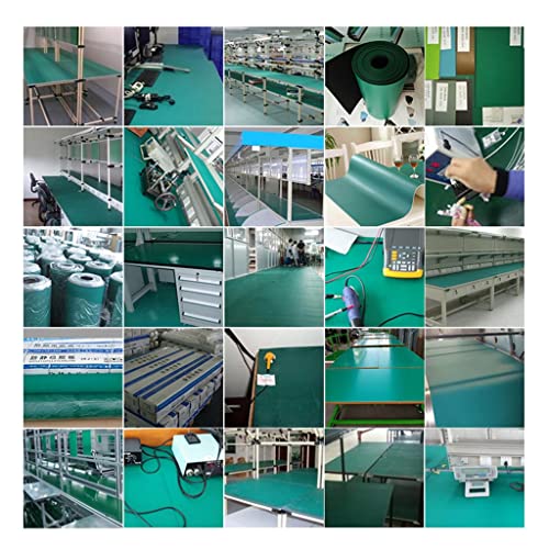 1pcs Green Self-Adhesive Anti-Static Rubber Mat, 0.5m×1m 0.6m×1.2m 2mm 3mm Thick Desk Mat for Lab/Repair/Factory/Assembly Line(0.5mx1m,2mm)