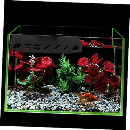 TOYANDONA Aquarium Tool Holder Organizer Rack for Fish Tank Maintenance Tweezers Scissors Storage Sturdy Design for Aquatic Plant Care
