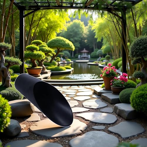 Black Bonsai Soil Scoops- Potting Scoopers Bucket Shovel- Potting Scoopers Bucket Soil Scoop ShovelPlastic Garden Soil Scoops -Bonsai, Potting, Cultivation, Weeding,Planting