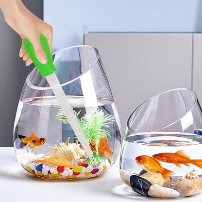 Aquarium Water Changer | 28cm Long Pipette, 30ml Capacity, Blue Green Options | Sturdy Manual Syringe, Efficient Water Replacement, Versatile Fish Tank Tool | Ideal for Aquarium Maintenance Science - color: Green(28CM)