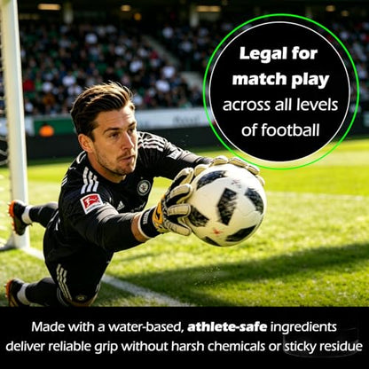 Goalkeeper Glove Grip Spray, Soccer Goalie Grip Enhancer for Latex Palms