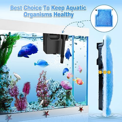 8/16/32 Pack Rite-Size A Filter Cartridges Compatible with MarineLand Penguin Power Filters 75 & 100 - Rite-Size A Replacement Filter Cartridges Compatible with MarineLand Penguin Power Filter