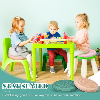 Libima 8 Pcs Wiggle Seat Inflated Wobble Cushion for Kids - color: Morandi Color