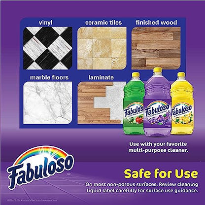 Fabuloso Microfiber Cleaning Mitt Glove, Lint-Free Scratch-Free Dusting and Washing for Furniture, Blinds, Baseboards, Shelves and Car Interior, One Size Fits All, Purple, 1 Count