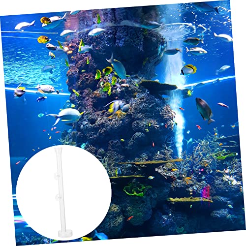 Kisangel 1set Glass Shrimp Feeder Dish Aquarium Container for Fish and Shrimp Easy to Clean Leak Design for Aquariums