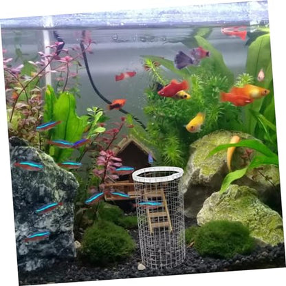 SUPVOX Fish Spawning Cone Grid Iron Breeding Bucket for Angelfish Shrimp Easy Aquarium Decoration Fish Tank Isolation Net