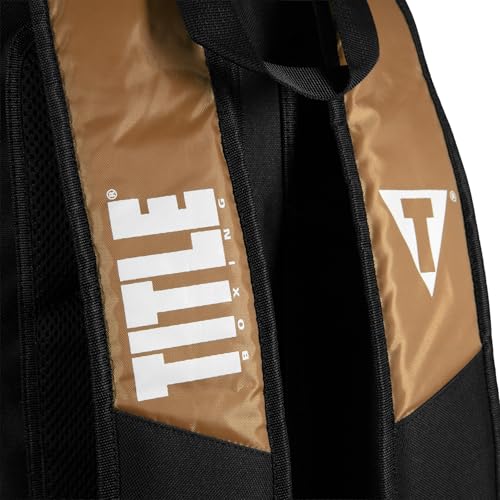 Title Boxing Intense Backpack (Black/Beige) - color: Black/Beige