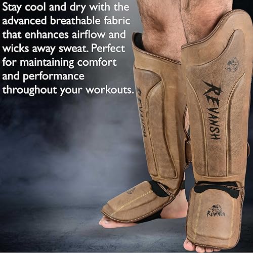 Shin Guards - Premium Protection for Boxing, MMA, Muay Thai, Kickboxing, and Martial Arts - Durable, Comfortable, Lightweight Combat Gear - size: Medium
