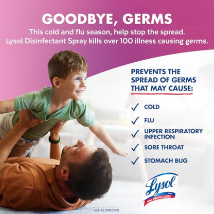 Lysol Disinfectant Spray, Sanitizer, Deodorizer, Morning Breeze, 12.5 oz