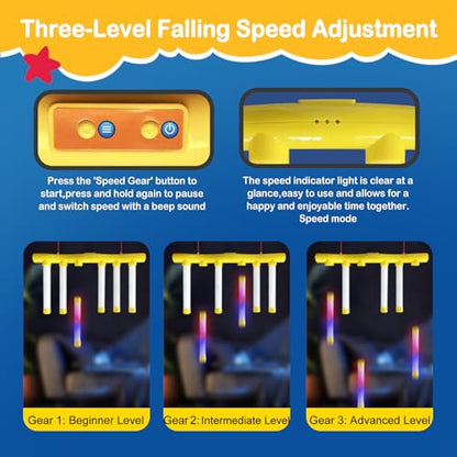 Reflex Drop Stick Challenge Game, Catching Sticks Game for All Ages