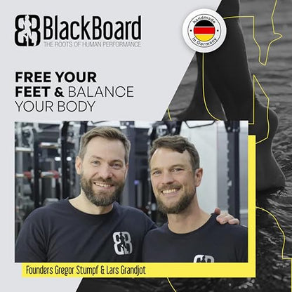 BlackBoard® Foot Trainer incl. Workshop & Training Center | Effective foot strengthening and stabilization | Leg axis training for joint pain prevention | Balance- and Stabilization trainer