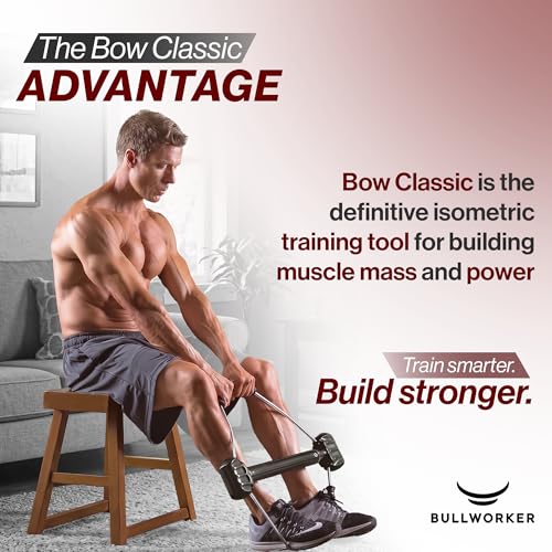 Bullworker Bow Classic 36" Isometric Exercise Equipment, Portable Home Gym