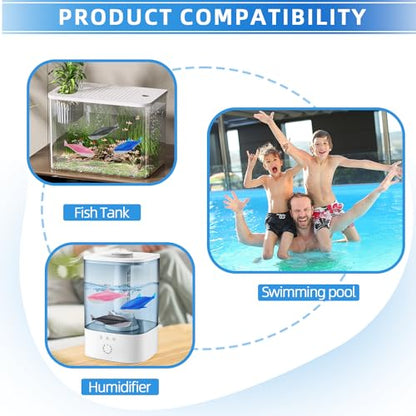 Humidifier Cleaner 6 Pack,Humidifiers Fish Tanks Cleaner,Warm&Cool Most Humidifiers and Fish Tank,Purifier Water (Pink) - color: Pink