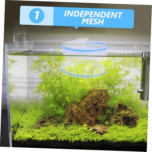 UPKOCH 2pcs Fish Breeding Box Nylon Floating Hatchery Tank Dividers for Guppy Fry Isolation Clean Mesh Design for Optimal Growth Aquarium Fish Tank Hatching Net