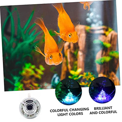 Colorful Led Aquarium Air Bubbler USB Connection Oxygen Diffuser for Fish Tanks and Aquariums Creates Tiny Air Bubbles to Oxygen Levels for Home Office and Pools