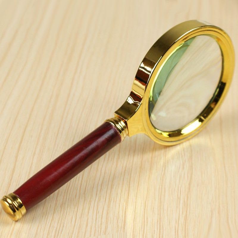 Magnifying Glass 10X Magnification Magnifier Handheld Magnifier for Science, Reading Book, Inspection