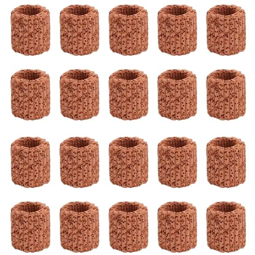 Aquarium Floating Plant Barrier 30pcs Aquatic Plant Fixed Ring for Aquarium Landscape Ceramic Water Pot Tool Decorations Fish Tank Accessories(Large) - color: Large