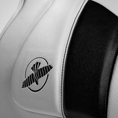 Hayabusa T3 Striking Shinguards - Men and Women | MMA Protection, Muay Thai Kickboxing, Sparring Pads, Martial Arts Gear, Adjustable Straps, Impact Padding, Elastic Fit - color: White/Black, size: Medium