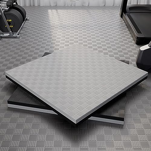 4 Pcs 100x100 CM Puzzle Exercise Mat, EVA Foam Interlocking Tiles for Exercise, Gymnastics and Home Gym, Three Thicknesses(Size:100x100x3cm)