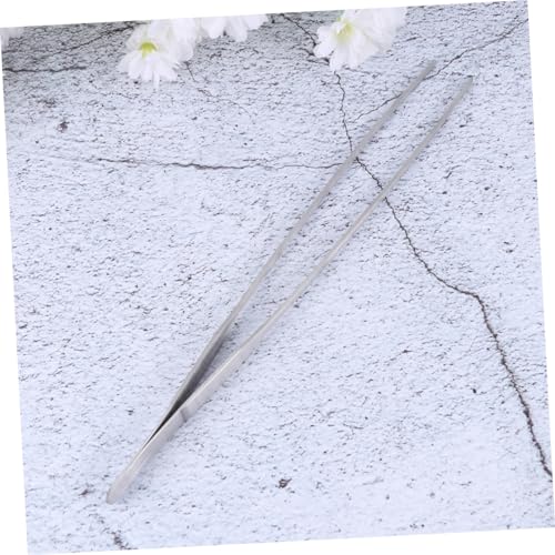 Mikikit 3pcs Aquarium Cleaning Tools Set Stainless Steel Scissors Tweezers Shovel for Fish Tank Maintenance Nonslip Handles for Easy Access Includes Storage Bag Silver