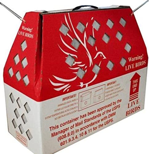 Lite Shipper Live Bird Shipping Boxes with Dividers (70 Boxes w/Dividers) - size: 70 Boxes w/ Dividers
