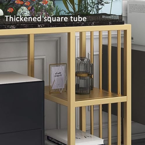 Robot Vacuum Cleaner Storage Rack,Robot Vacuum Stand Cabinet with Double Layer Storage Shelves, Floor-Standing Organizer for Robot, Fish Tank Rack, Modern End Table for Living Room & Office