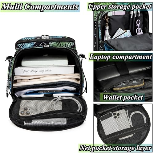 SDTAME Gym Duffel Backpack with Shoe Pocket & Laptop Sleeve - color: Bronze