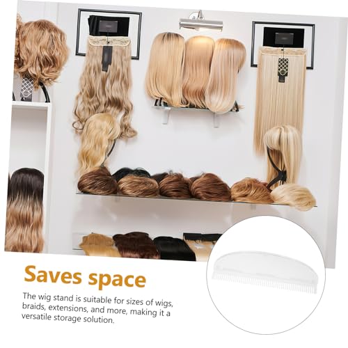 MERRYHAPY Hair Extension Organizer Wig Holder Storage Rack Comb Braiding Hair Holder for Salon Barber Supplies