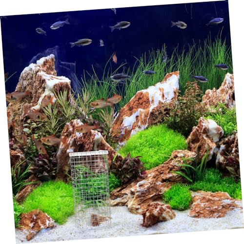 SUPVOX Fish Spawning Cone Grid Iron Breeding Bucket for Angelfish Shrimp Easy Aquarium Decoration Fish Tank Isolation Net