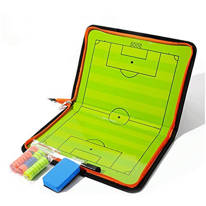 Pure Vie Portable Magnetic Soccer Coaching Board Football Tactics Clipboard - color: 16.54'' X 11.32''