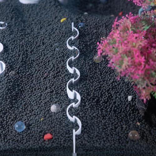 Aquarium Substrate Divider – Gravel Separation Fence, Sand Isolation Panel | Fish Tank Layer Divider, Bottom Substrate Fence, Aquatic Plant Barrier for Aquariums