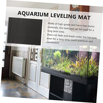 ORFOFE Shockproof Fish Tank Mat Non-Slip Insulated Aquarium Pad for Freshwater Tanks Thick for Leveling and Reducing Vibration Under Aquariums