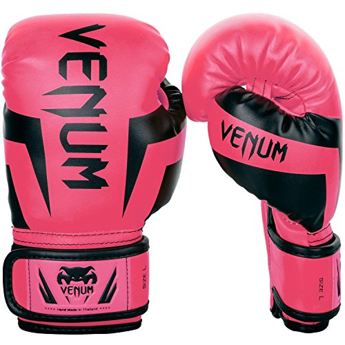 Venum Venum Elite Boxing Gloves Kids - color: Neo Pink, size: Medium