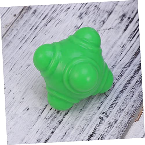 BESPORTBLE 3pcs Fitness Reaction Soccer Training Equipment Reaction Football Agility Bounce Training Balls Football - color: Green, size: Medium