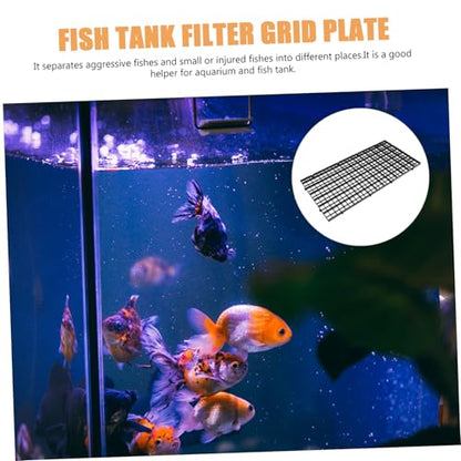 Abaodam 6Pcs Fish Tank Divider Meshes Aquarium Isolation Net for Fish Tank Bottom Filtration Plates Easy Install Divider for Pet Fish and Tank Decoration