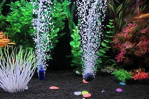 Aquarium Air Pump Accessories - Contains Airline Tubing, Control Valve, Air Stones, Connectors, Check Valves, Suction Cups