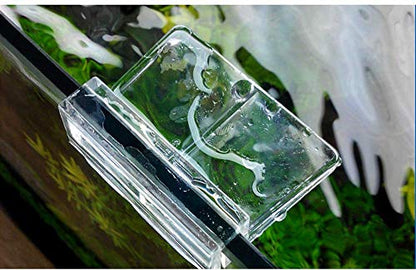 4pcs Clear Color Acrylic Aquarium Fish Tank Glass Cover Clip Support Holder (12mm) - size: 12mm