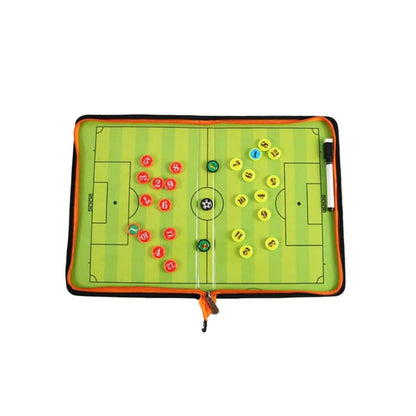 Soccer Coaching Board Soccer Coaches Clipboard Tactical Magnetic Board Kit,Portable Strategy Coaches Board with Dry Erase, Marker Pen and Zipper Bag,Football Coaching Board