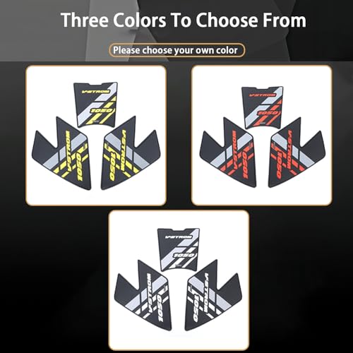 Tank Pad Sticker For DL1050/XT Thermal Insulation, Damage Prevention, Coating Protection,The Fuel Tank Pad,DL1050/XT Accessories (White) - color: White