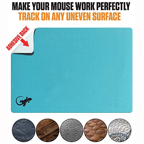Mouse Pad Adhesive Travel (Blue) - color: BLUE
