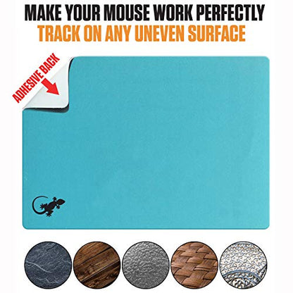 Mouse Pad Adhesive Travel (Blue) - color: BLUE